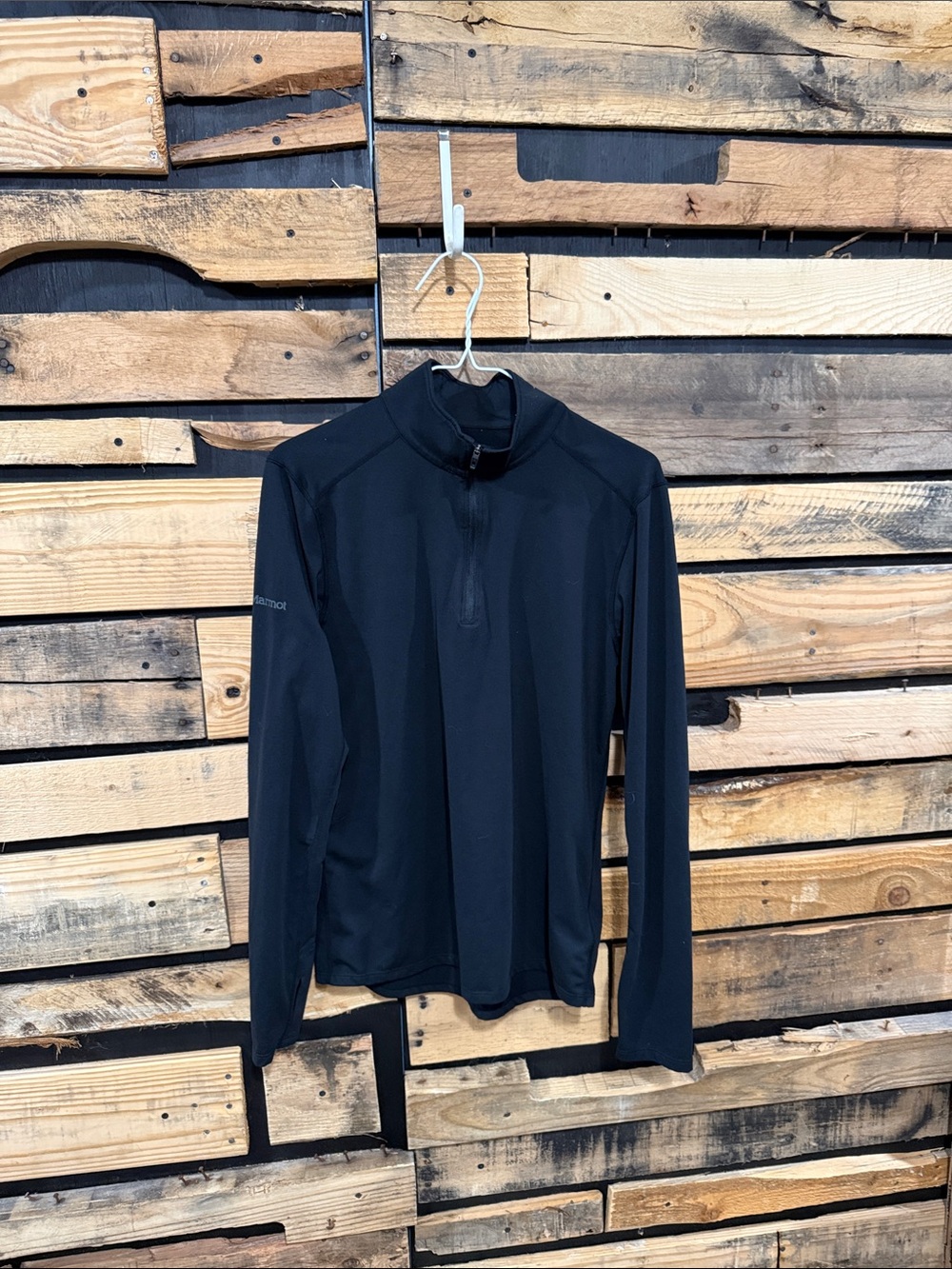 Marmot 1/4 Zip Pullover Sweater Mens
Small Long Sleeve Black